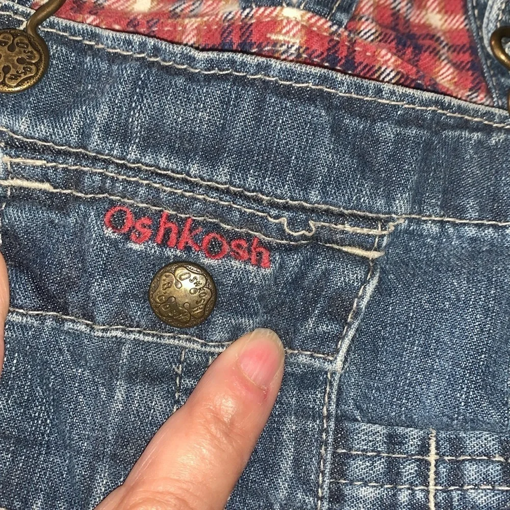 Vintage Mechanic Embroidered Tools Toddler Overalls by Oshkosh